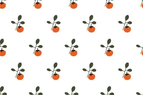 Autumn seamless pattern backround template Stock Illustration