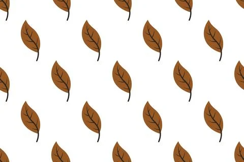 Autumn seamless pattern backround template Stock Illustration