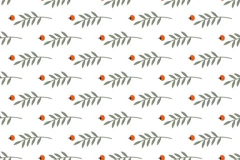 Autumn seamless pattern backround template Stock Illustration