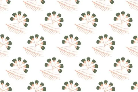 Autumn seamless pattern backround template Stock Illustration