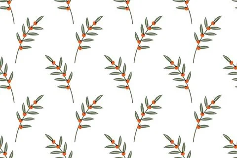 Autumn seamless pattern backround template Stock Illustration