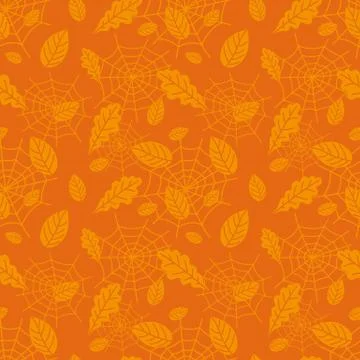 Autumn seamless pattern Illustrazione stock