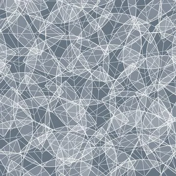 Autumn seamless pattern with white transparent leaves on blue background イラスト素材