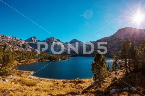 Autumn in Sierra Nevada Stock Photos