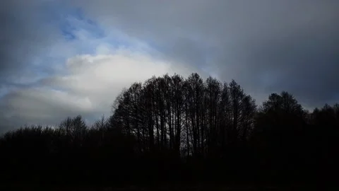 Autumn sky Video stock 143344416