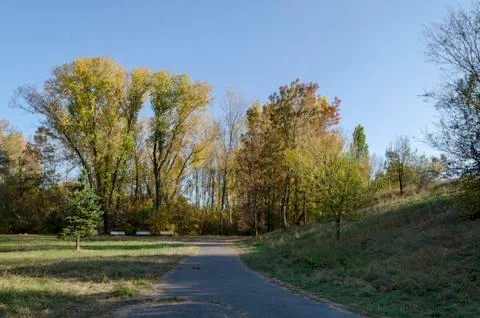 Autumn in South Park in Sofia Stock Photos
