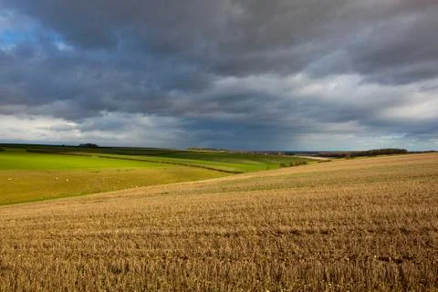 Autumn storm clouds Stock Photos