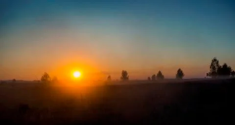 Autumn  Sunset Фото