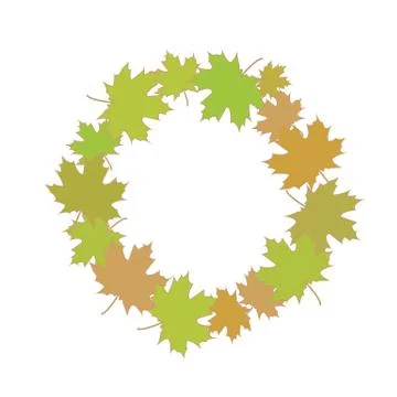 Autumn symbol Stock Illustration