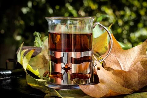 Autumn Tea Stock Photos