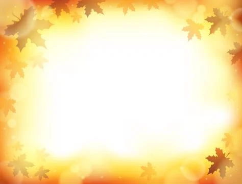 Autumn theme background - illustration. Stock Illustration