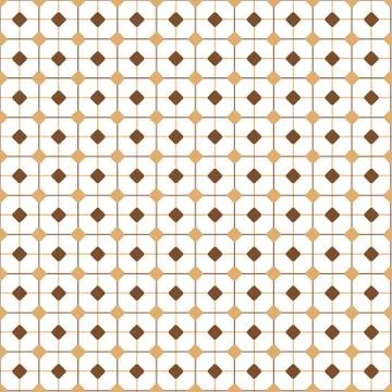 Autumn themed geometric pattern Stock Illustration