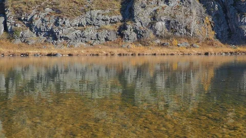 Autumn time river Stock Footage 96406312