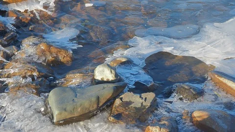 Autumn time river Stock Footage 97810856