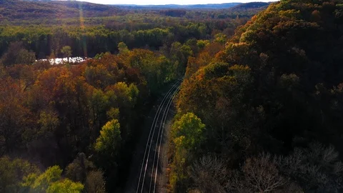 Autumn Tracks Video stock 126826283