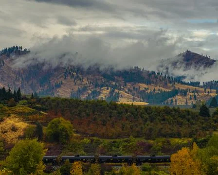 Autumn Train Stock Photos