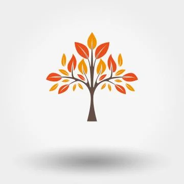 Autumn tree Stock Illustration
