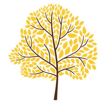 Autumn tree Stock Illustration