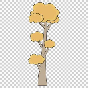 Autumn tree Illustrazione stock