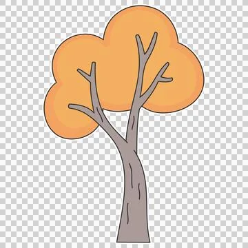 Autumn tree Illustrazione stock