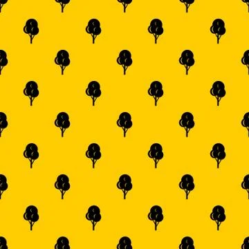 Autumn tree pattern vector Stock Illustration