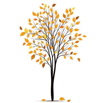 Autumn tree vector Stock Illustration
