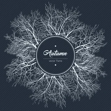 Autumn typographic. Illustrazione stock