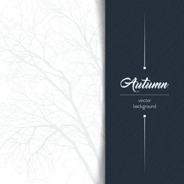 Autumn typographic. Illustrazione stock