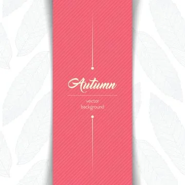 Autumn typographic. Illustrazione stock