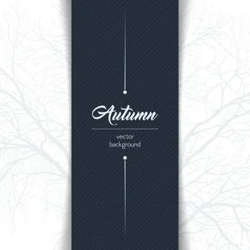 Autumn typographic. Stock Illustration