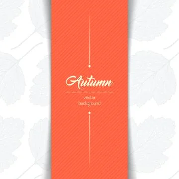 Autumn typographic. Stock Illustration