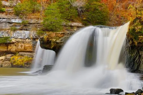 Autumn at the Upper Cataract Foto stock