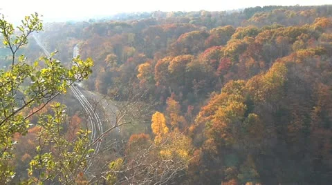 Autumn- Valley 001 Stock Footage 12576200