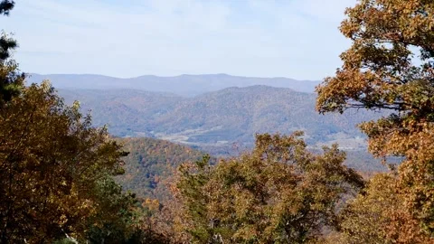 Autumn in the valley  Stock Footage 282406437