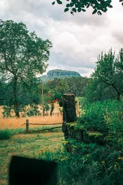 Autumn valley Stock-Fotos