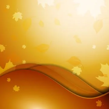 Autumn vector background Stock Illustration