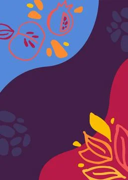 Autumn vector background with lettering typography of autumn. Autumn banner Stock Illustration