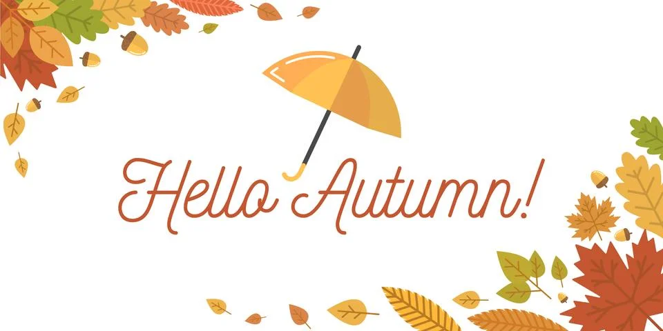 Autumn vector illustration Stock Illustration