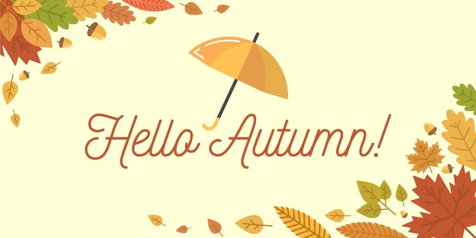 Autumn vector illustration Illustrazione stock