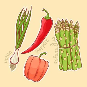 Autumn vegetables - 2 스톡 일러스트