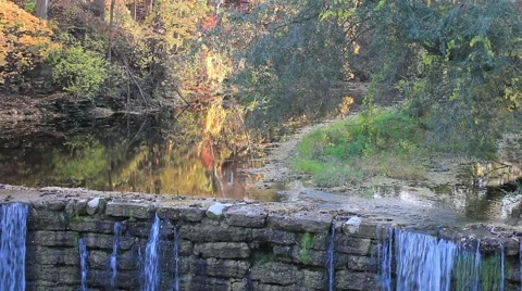 Autumn Waterfall No.1 Video stock 45399883
