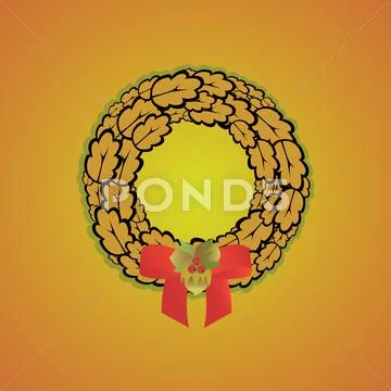 Autumn Wreath Stock Illustration