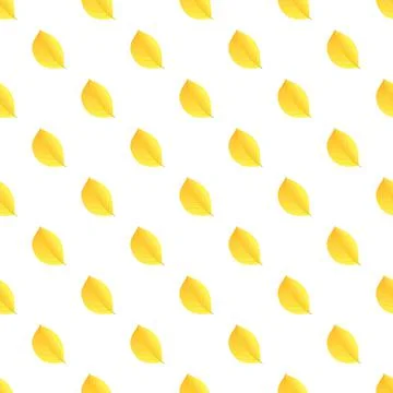 Autumn yellow leaf pattern seamless 스톡 일러스트