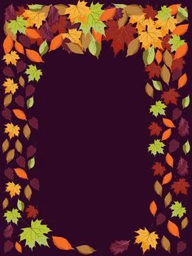 Autumnal background Stock Illustration