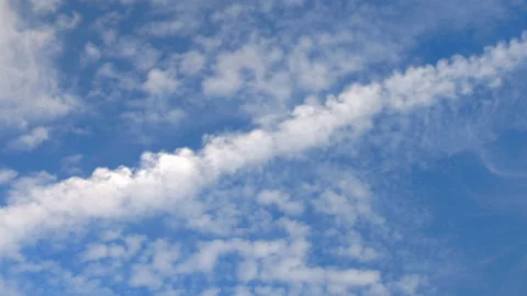 Autumnal clouds float over the SOHO NYC Stock Footage 163108126