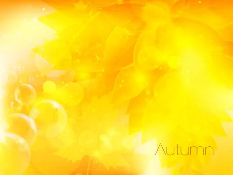 Autumnal leaf background, vector illustration Stock Illustration