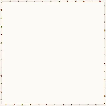 Autumnal Leaf Border Frame Design for Seasonal Holiday Greeting Card Template Illustrazione stock