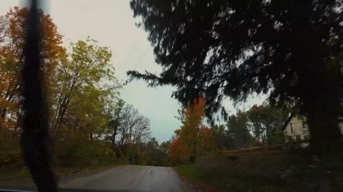 AutumnDrive08 Stock Footage 142100678