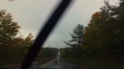 AutumnDrive12 Stock Footage 142100622