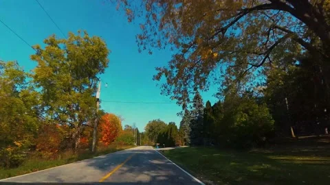 AutumnDrive17 Stock Footage 142100487
